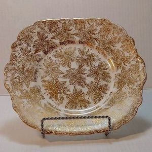 Square Handled Cake Plate by Colclough.